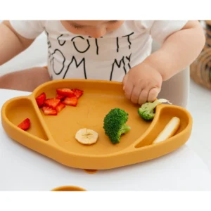 The Cotton Cloud Silicone Plate Milo the Dog Wildrose