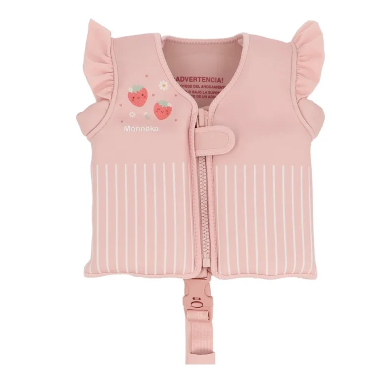Monneka Παιδικό Γιλέκο Κολύμβησης Strawberries 1-2 ετών | Ροζ με Φράουλες