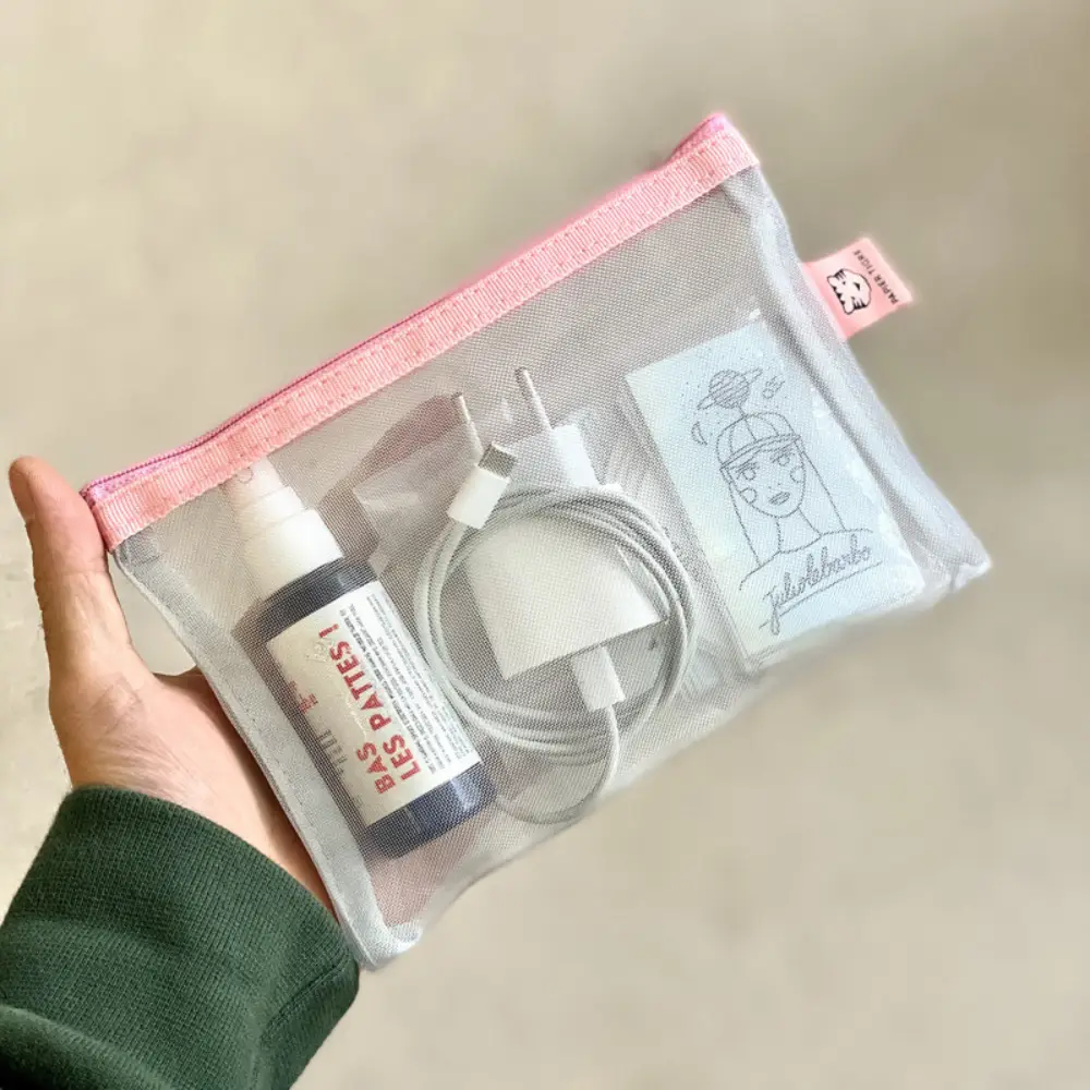 Papier Tigre – Mesh Pocket Bubblegum