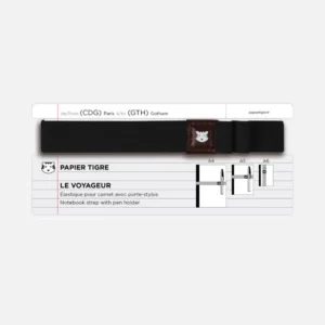 Papier Tigre – Λάστιχο Voyageur Elastic Band Μαύρο