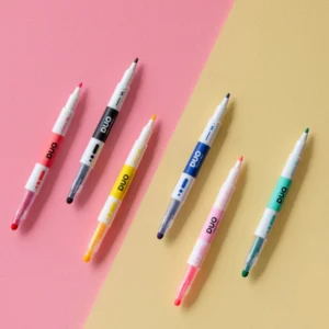 Papier Tigre σετ 6 διπλών μαρκαδόρων felt pens