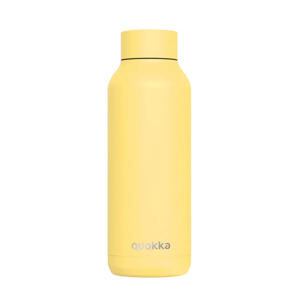 Quokka Solid Thermos 510ml Light Yellow