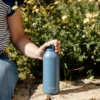 Quokka Solid Thermos 510ml Stone Blue