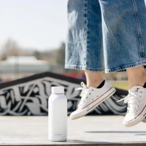 Quokka Solid Thermos 510ml White