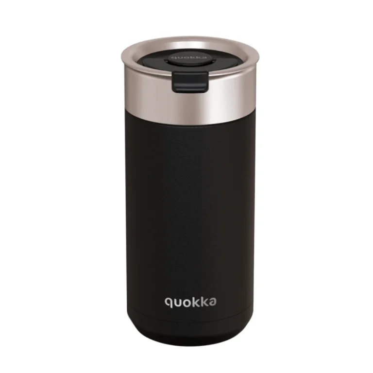 Quokka Παγούρι Θερμός για τον Καφέ Ανοξείδωτο 400ml – Carbon Black