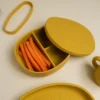 The Cotton Cloud Lunchbox Alfie the Lion Mustard
