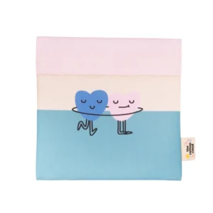 The Cotton Cloud Sandwich Bag Dancing Hearts