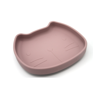 The Cotton Cloud πιατάκι σιλικόνης γατούλα ροζ