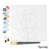 Figured’Art Bohemian Botanical Art painting by numbers 20x20