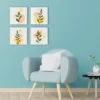 Figured’Art Bohemian Botanical Art painting by numbers 20x20