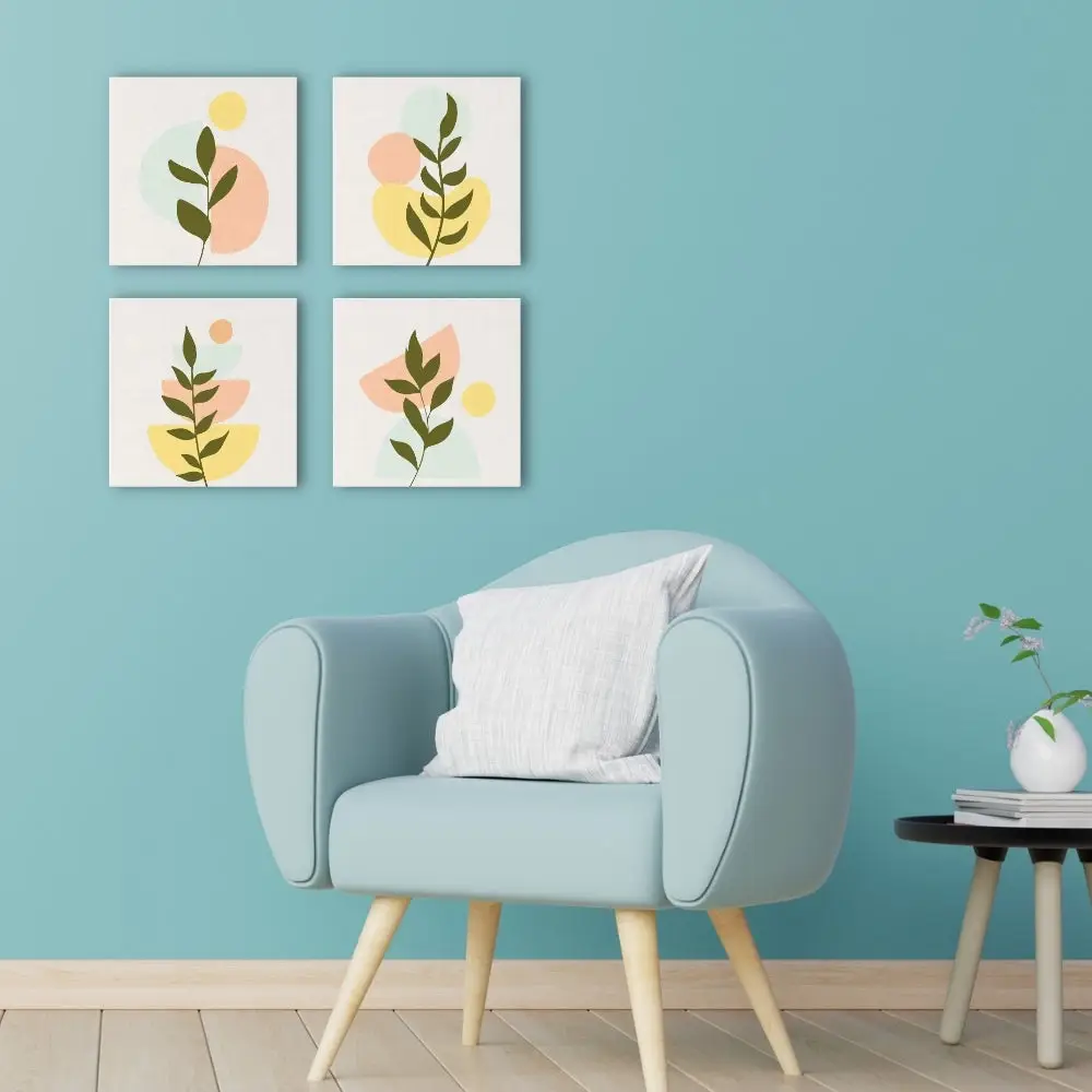 Figured’Art Bohemian Botanical Art painting by numbers 20x20