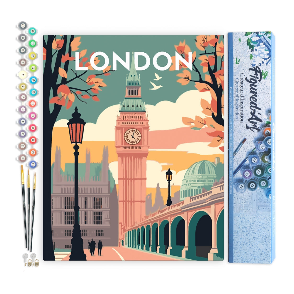 Figured’Art London painting by numbers 40x50