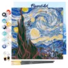 Figured’Art Van Gogh Starry Night painting by numbers 20x20