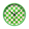 HOUSEVITAMIN Ρολόι Τοίχου Block Pattern Green/Pink