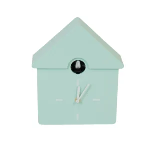 HOUSEVITAMIN Cuckoo Clock Mint Green 24x27x9cm