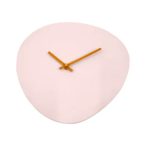 Housevitamin Organic Pink Orange wall clock 30cm
