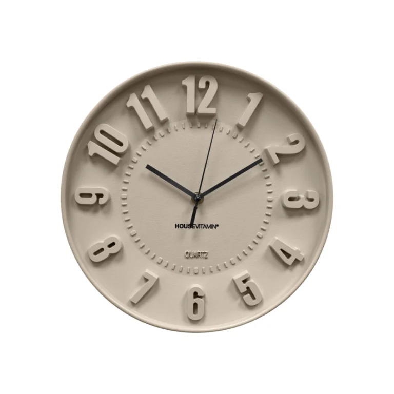 HOUSEVITAMIN Ρολόι Τοίχου Sand