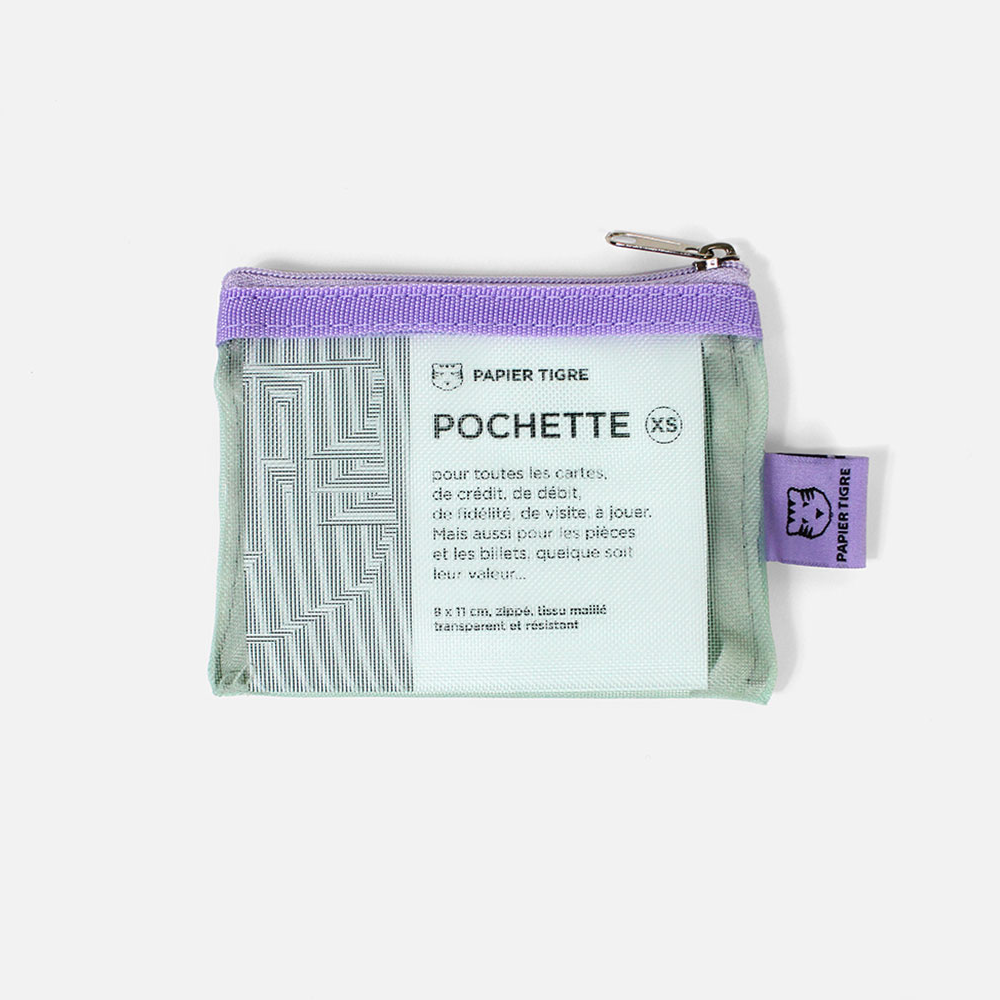 Papier Tigre Mesh Pocket Lila Mini