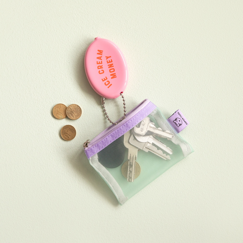 Papier Tigre Mesh Pocket Lila Mini