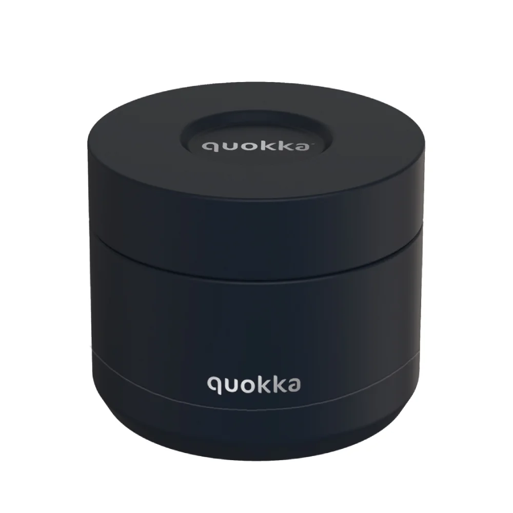Quokka stainless steel food flask 600ml black