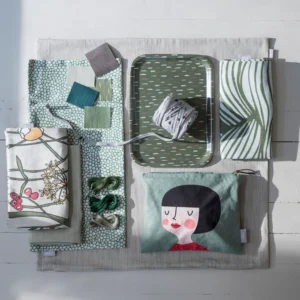 Spira of Sweden Νεσεσερ Kerstin 25×19 cm Floral Handprint