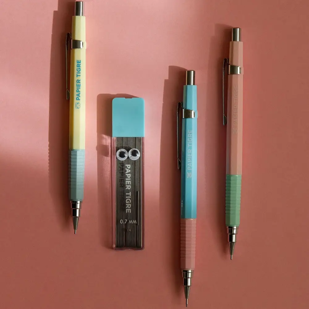 Papier Tigre mechanical pencil pink green 0.7mm