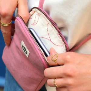 Hindbag Θήκη Κινητού Bill Green Clay | Mini Τσαντάκι Κινητού από Οργανικό Βαμβάκι