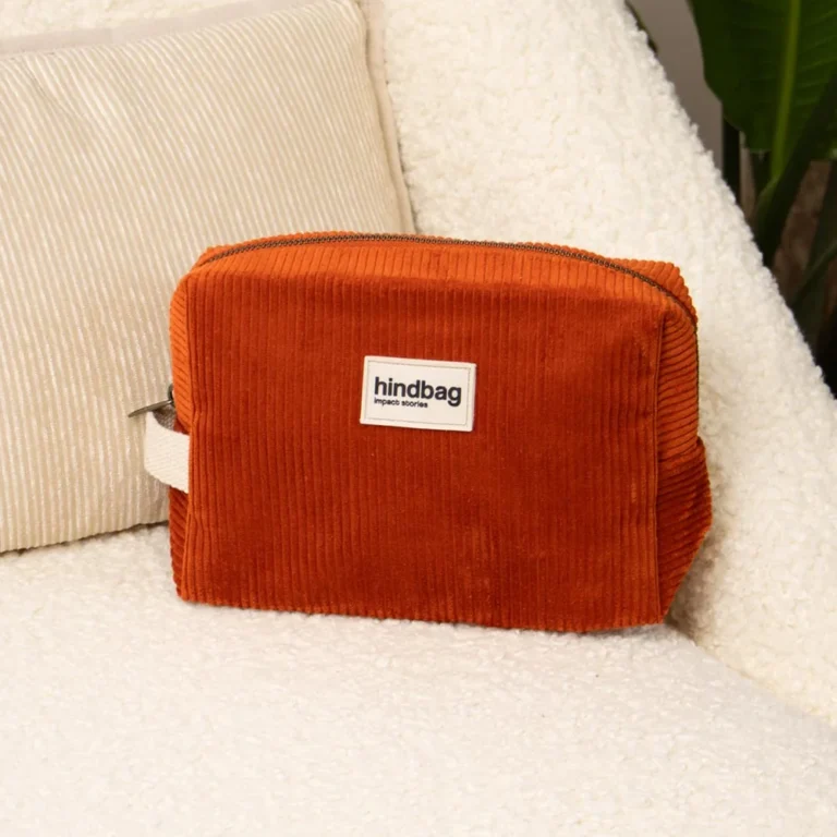 Hindbag Νεσεσέρ Leon Brick Corduroy | Κοτλέ Νεσεσέρ από Οργανικό Βαμβάκι