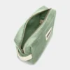 Hindbag Leon Mint Green Corduroy toiletry bag