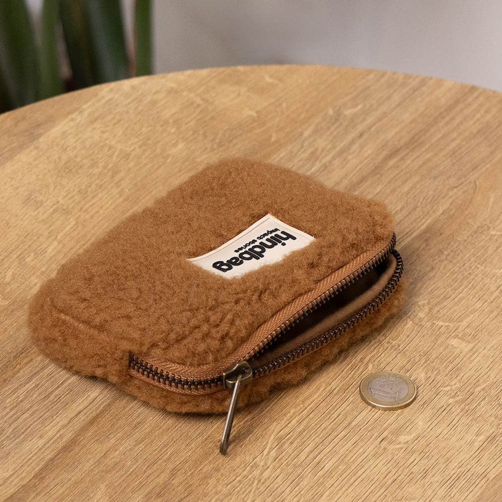 Hindbag Lili Brown Teddy coin purse