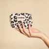 Hindbag Lili Leopard Off-White coin purse