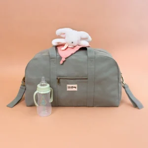 Τσάντα μαιευτηρίου Hindbag Basile Sage από οργανικό βαμβάκι