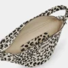 Hindbag Τσαντάκι Μέσης Large Sasha Leopard Off-white | Large Banana Bag από Οργανικό Βαμβάκι
