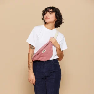 Hindbag Olivia Quilted Blush Pink fanny pack