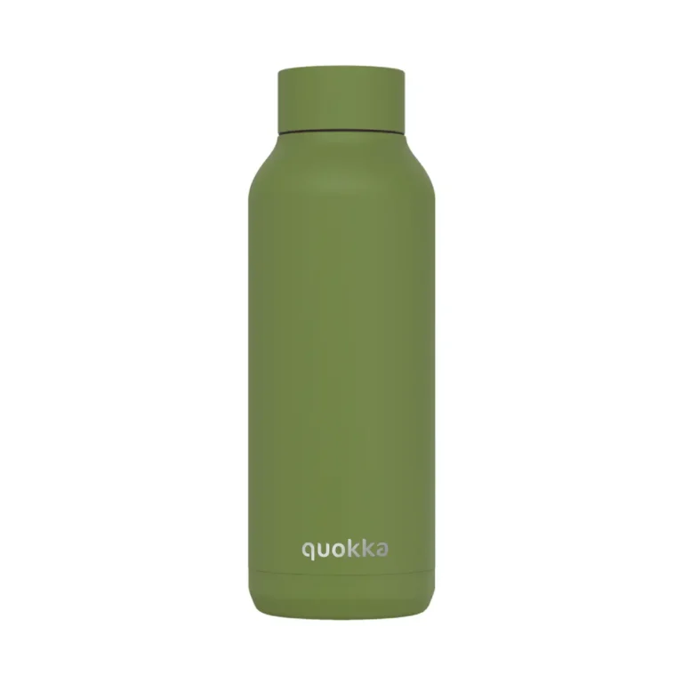 Quokka Solid Olive Green 510ml stainless steel bottle