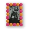 HOUSEVITAMIN Bubbles photo frame Neon Pink Orange