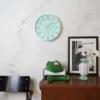 HOUSEVITAMIN Light Green wall clock 30cm