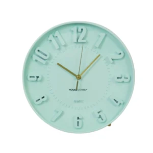 HOUSEVITAMIN Light Green wall clock 30cm