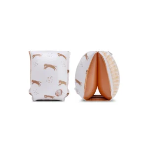 Swim Essentials Roamer beige leopard swim arm bands for kids