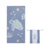 Swim Essentials Παιδική Πετσέτα Θαλάσσης Microfiber Blue – Coral Bliss 135x65 cm