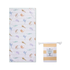 Swim Essentials Παιδική Πετσέτα Θαλάσσης Microfiber Multicolor – Wild Life 135x65 cm