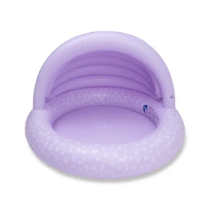 Swim Essentials Παιδική Πισίνα με Σκίαστρο Lila – Leopard Ø100 cm