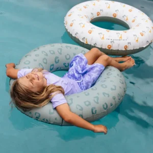 Swim Essentials Παιδικό Σωσίβιο Green – Leopard Ø90 cm