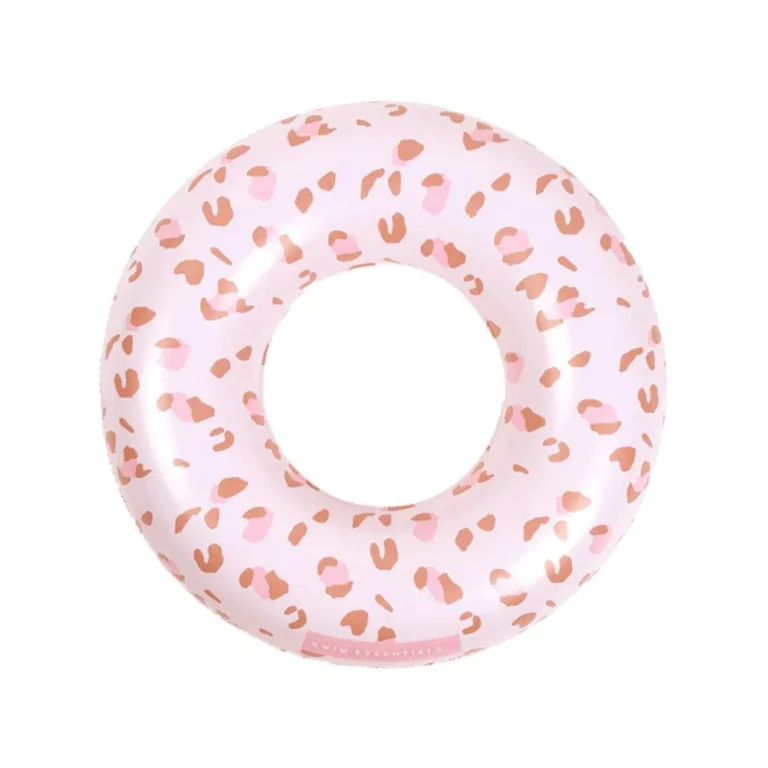 Swim Essentials Παιδικό Σωσίβιο Old Pink – Leopard Ø55 cm