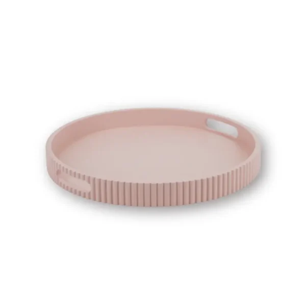 HOUSEVITAMIN Δίσκος Σερβιρίσματος MDF Light Pink 35x35
