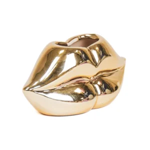 HOUSEVITAMIN Διακοσμητικό Βάζο Lip Gold