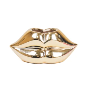 HOUSEVITAMIN Διακοσμητικό Βάζο Lip Gold