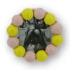 HOUSEVITAMIN Κορνίζα Bubbles Light Pink/Yellow 14.5x14.5cm