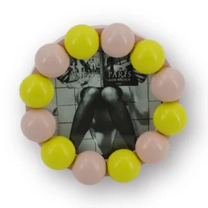 HOUSEVITAMIN Κορνίζα Bubbles Light Pink/Yellow 14.5x14.5cm