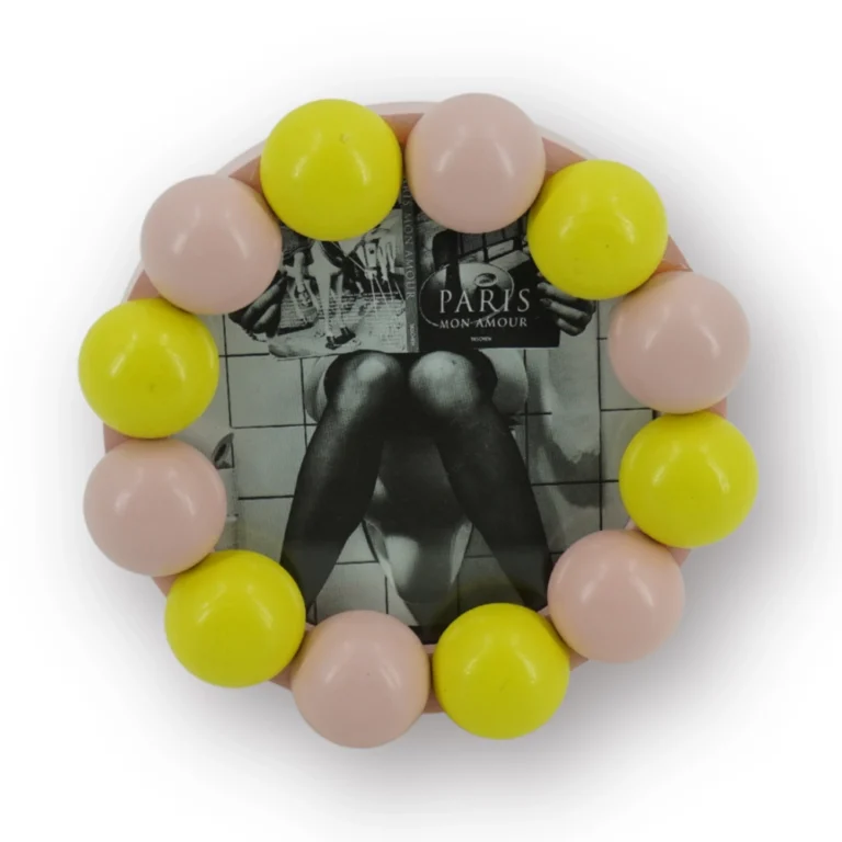 HOUSEVITAMIN Κορνίζα Bubbles Light Pink/Yellow 14.5x14.5cm